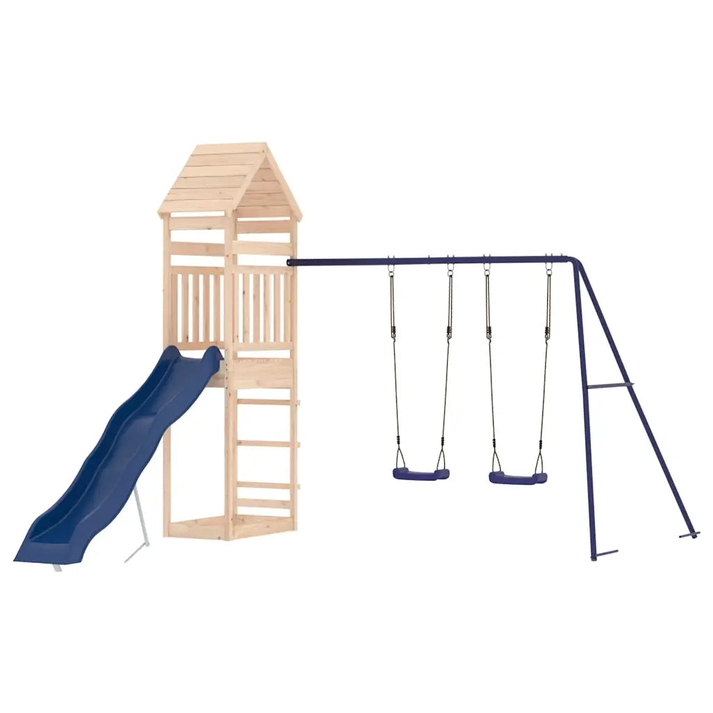 Set da Gioco da Esterno in Legno Massello di Pino 3156910