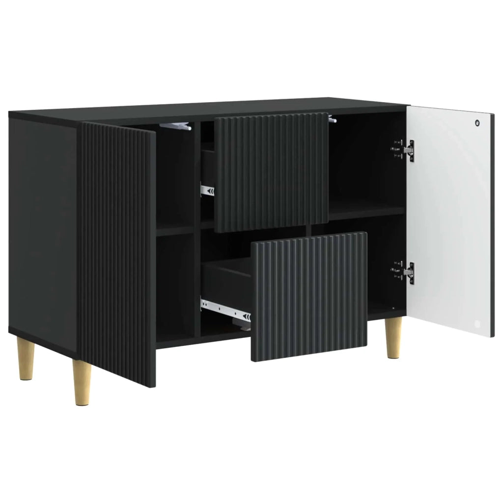 Credenza Nero 89 x 34,5 x 60 cm Legno ingegnerizzato 894656