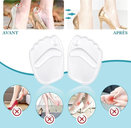 Piedini antiscivolo in silicone per tacchi alti, per scarpe da donna con tacchi alti, silicone per tacchi, trasparente