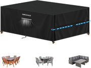 Copertura per mobili da giardino - impermeabile e resistente ai raggi UV - 1 pezzo - nero - tessuto 420D Oxford - 300x200x90cm