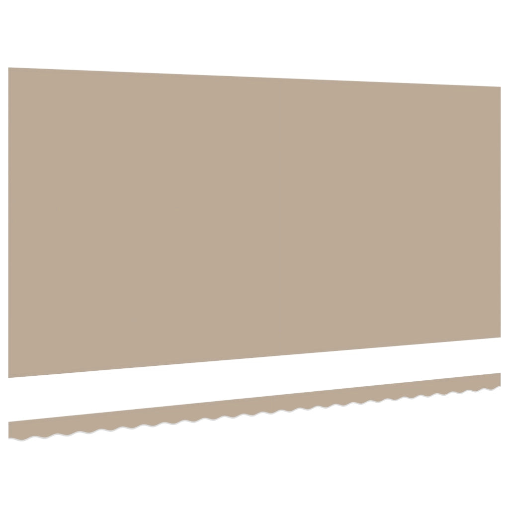 Tessuto di ricambio per tenda da sole per telaio 6x3 m Beige