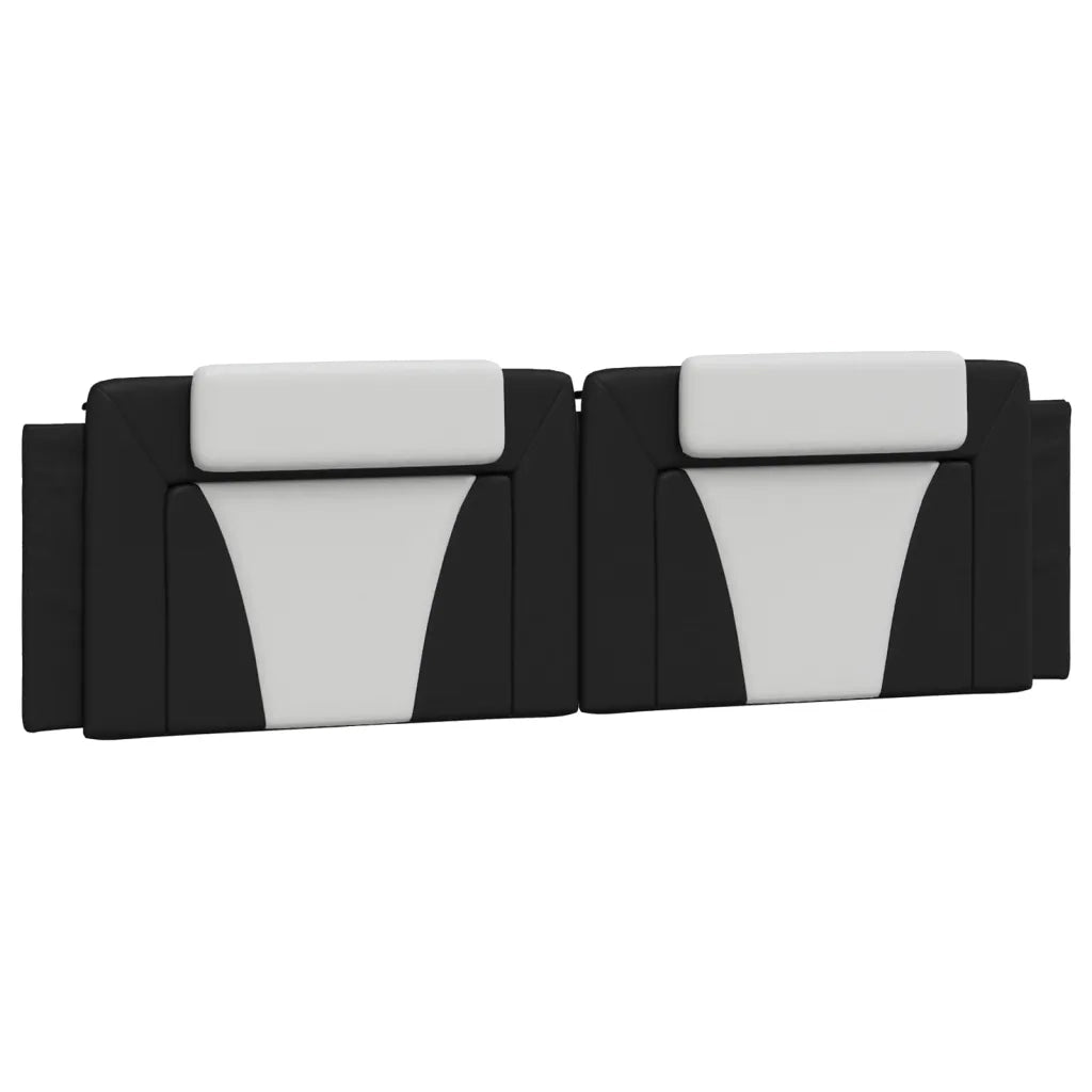 Cuscino Testiera Viana Nero e Bianco 180 cm in Similpelle CFW8862750