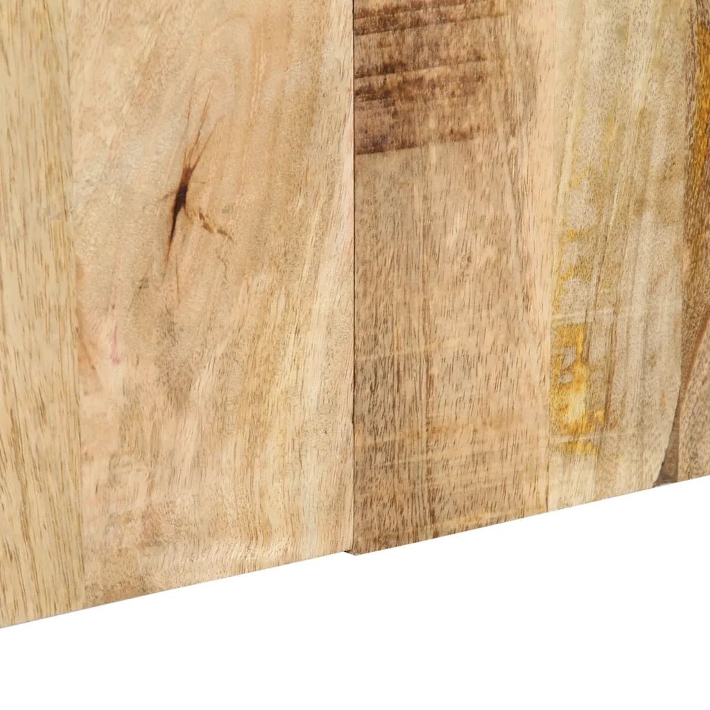 Testiera | Testata 160 cm in Legno Massello di Mango Grezzo