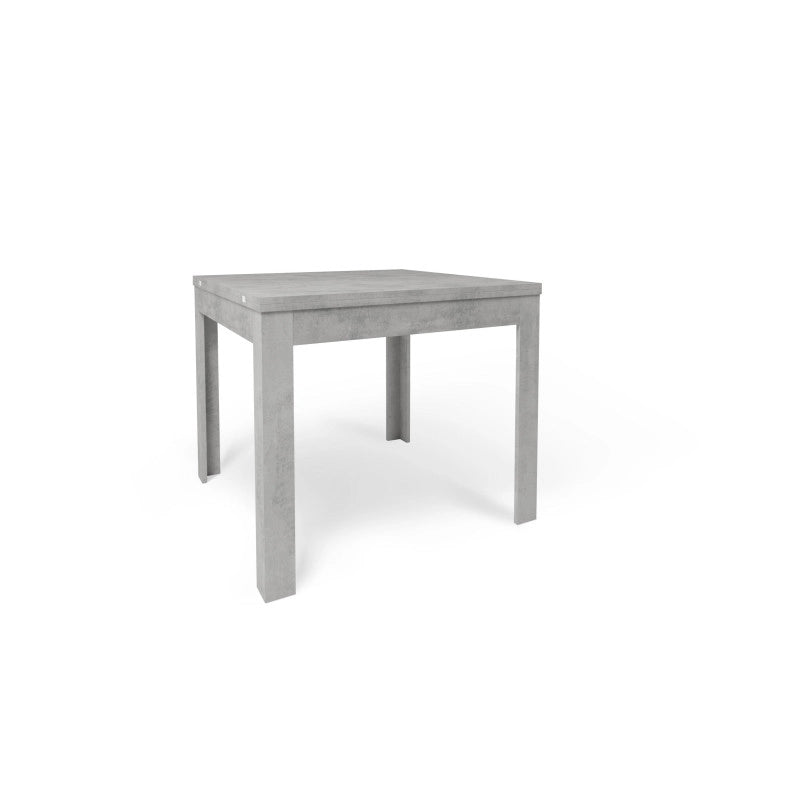 Tavolo Pieghevole 90+90 Cemento cm 90x90x75h - Sarmog