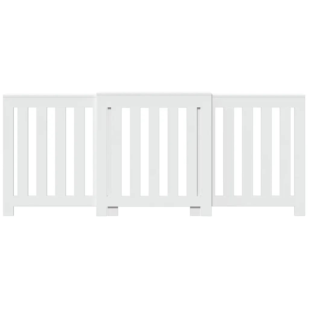 Copertura Termosifone Bianca 205x21,5x83,5 cm Legno Multistrato CFW4471713