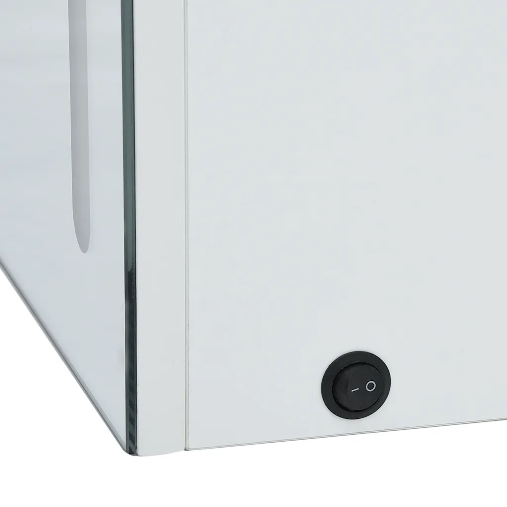 vidaXL Armadietto Bagno con Specchio e LED 50x13x70 cm