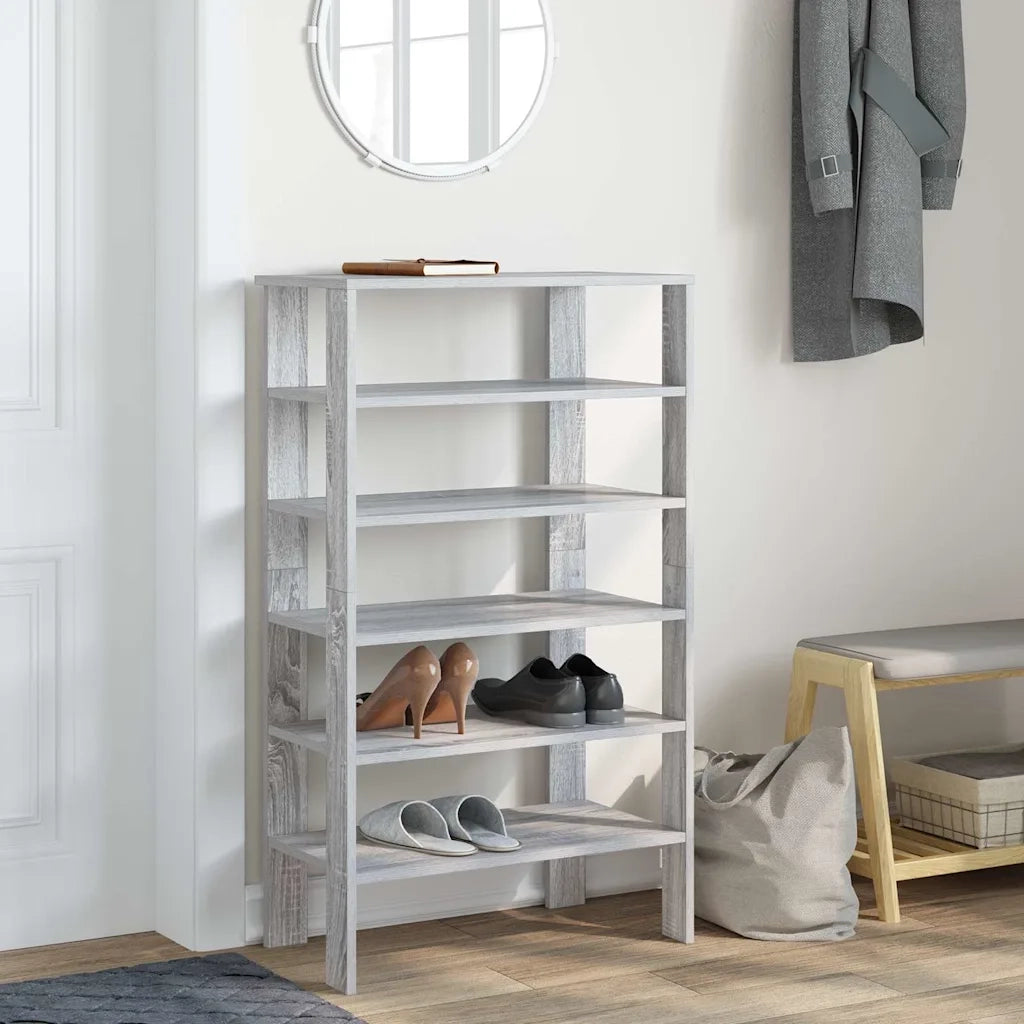Scarpiera Grigio Sonoma 61x32x105 cm in Truciolato 859865