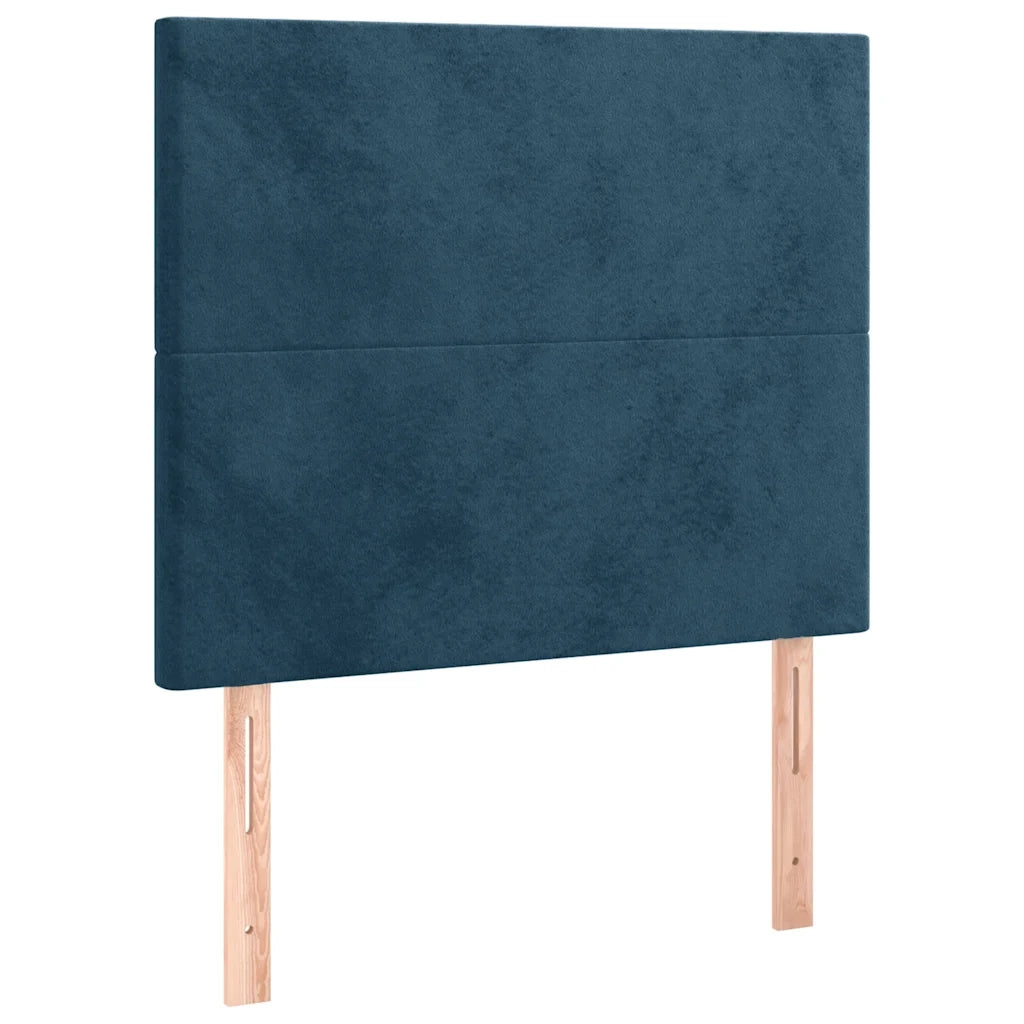 Giroletto con Testiera Blu Scuro 120x200 cm in Velluto cod mxl 58373