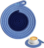 Piastra di cottura termoresistente - Piastra di cottura antiscivolo - Panno di cottura in cotone - Diametro 18 cm - Lavabile - Protezione contro danni da calore