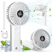 Ventilatore Manuale Mini - Ventilatore Manuale Portatile - Ventilatore Manuale Riscaricabile - Ventilatore Manuale Portatile Ricaricabile