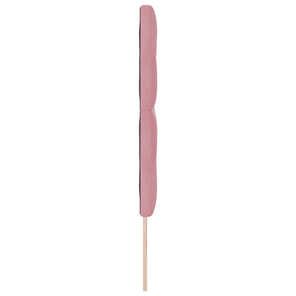 Testata LED  Rosa 80 cm Velluto