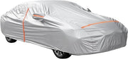 Tela di protezione contro la grandine per auto - Impermeabile, Antipolvere, Protezione UV 490 x 190 x 150 cm per protezione invernale contro la grandine 210D con strisce riflettenti