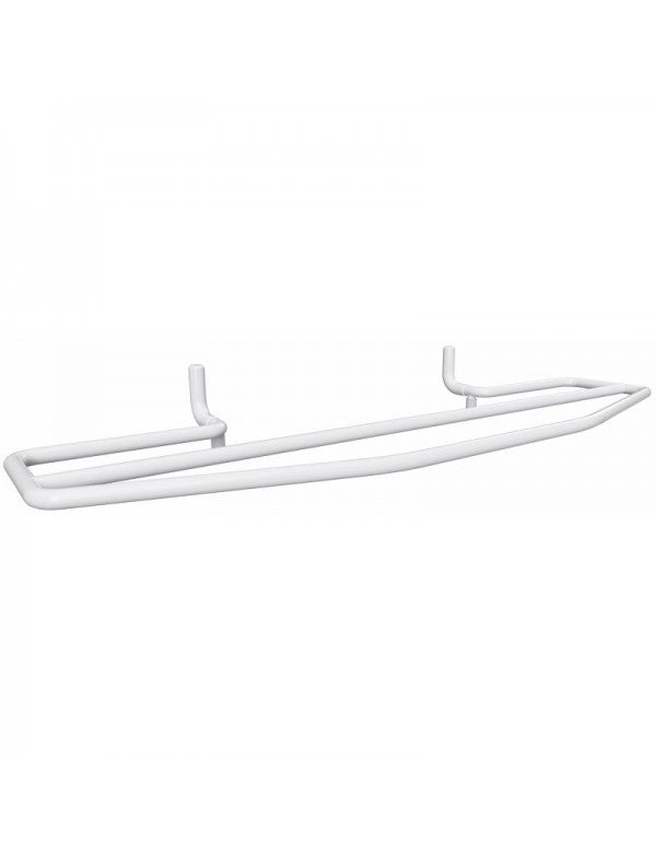 RAWELL doppio portasciugamani bianco per radiatore 60x6,9x21,5 cm