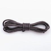 2 paia di cavi in cotone di 140 cm con finitura a cera - Cavi in cotone di 2,5 mm con finitura a cera - Cavi in cotone robusti - Cavi in cotone duraturi - Cavi per scarpe e stivali - Cavi in pelle impermeabili - Cavi per scarpe e stivali eleganti