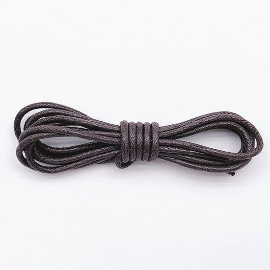 2 paia di cavi in cotone di 140 cm con finitura a cera - Cavi in cotone di 2,5 mm con finitura a cera - Cavi in cotone robusti - Cavi in cotone duraturi - Cavi per scarpe e stivali - Cavi in pelle impermeabili - Cavi per scarpe e stivali eleganti