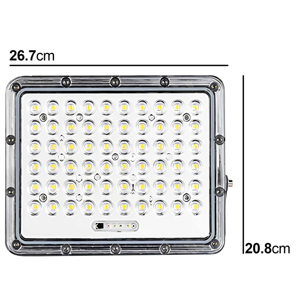 Proiettore Solare LED Esterno 9000K con Rilevamento Automatico Grigio Avizar