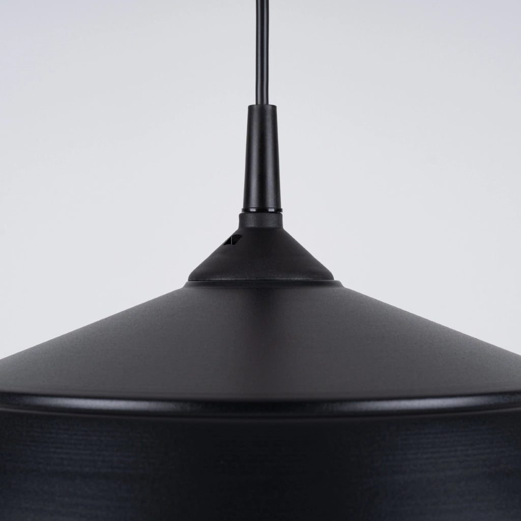 Lampada a sospensione cupola nera DAGMAR E27 Pure Lume