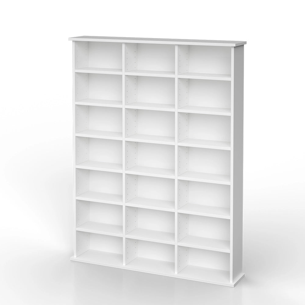 Vicco Scaffale porta cd Bianco 105.4 x 136 cm