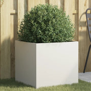 Fioriera Bianca 49x47x46 cm in Acciaio 841561