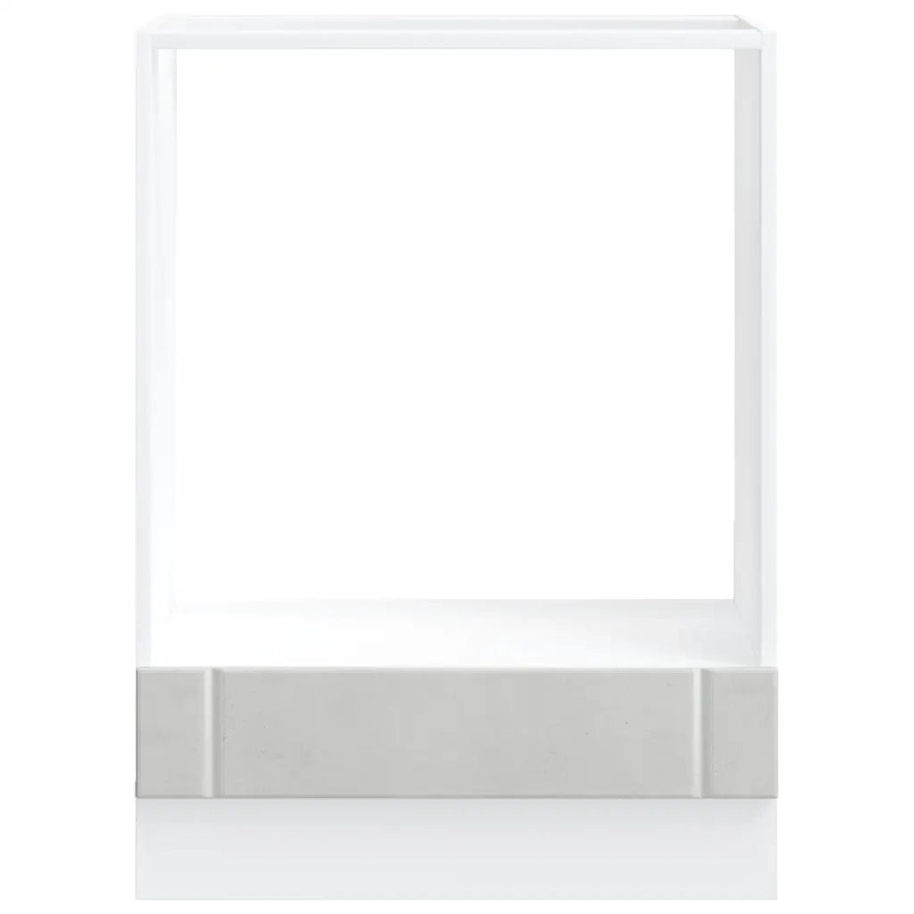 Armadio Forno Lucca Grigio Cemento in Legno Multistrato 853761