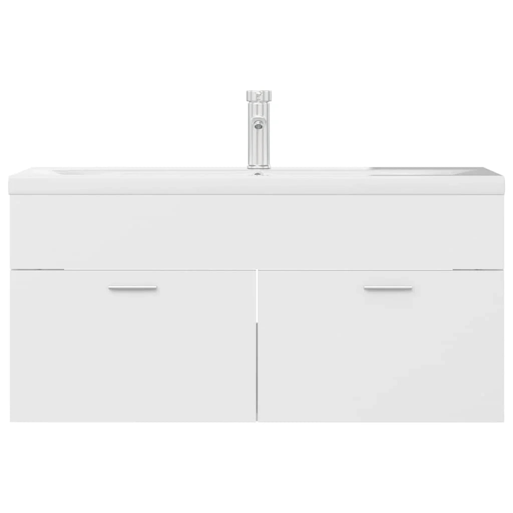 Mobile lavabo con lavabo integrato 100 x 38,5 x 46 cm truciolare bianco 02_0006422