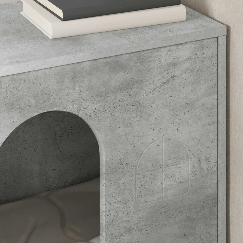 Casa per Gatti Calcestruzzo 51 x 30 x 52 cm Legno multistrato