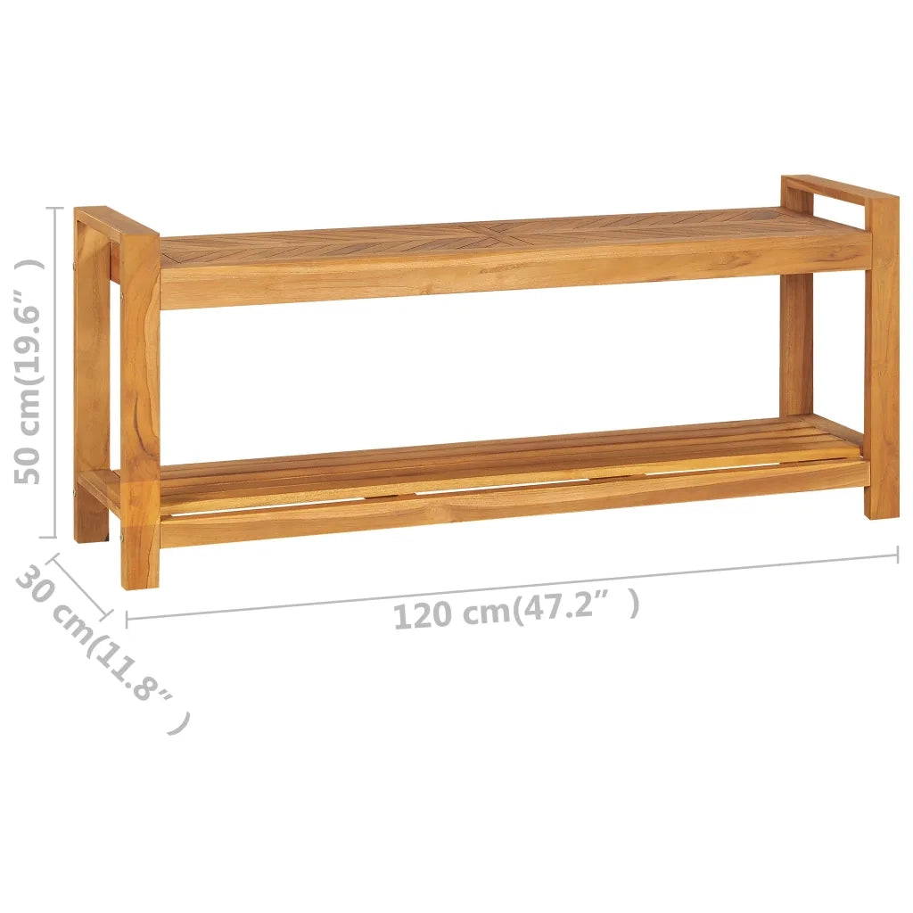 Panca 120 cm in Legno Massello di Teak 325276