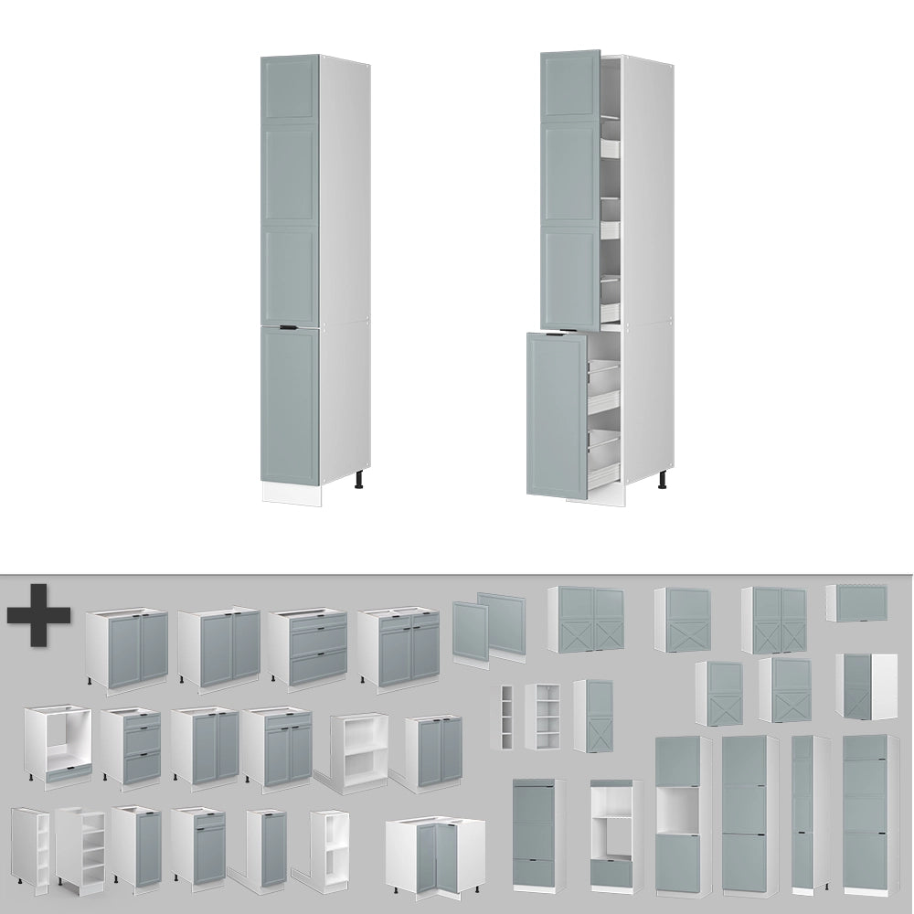Vicco Mobile da farmacia Blu-grigio chiaro 30 cm