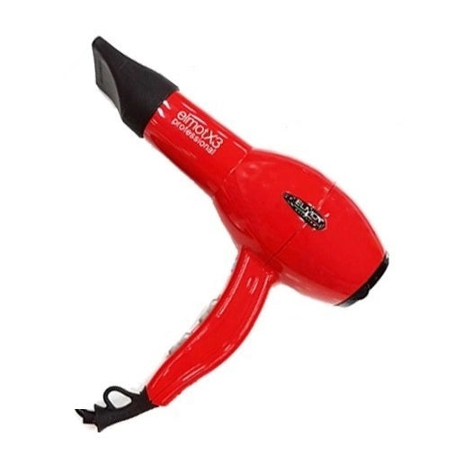 Asciugacapelli Phon Ultra Professionale X3 Rosso 2000 Watt Elmot