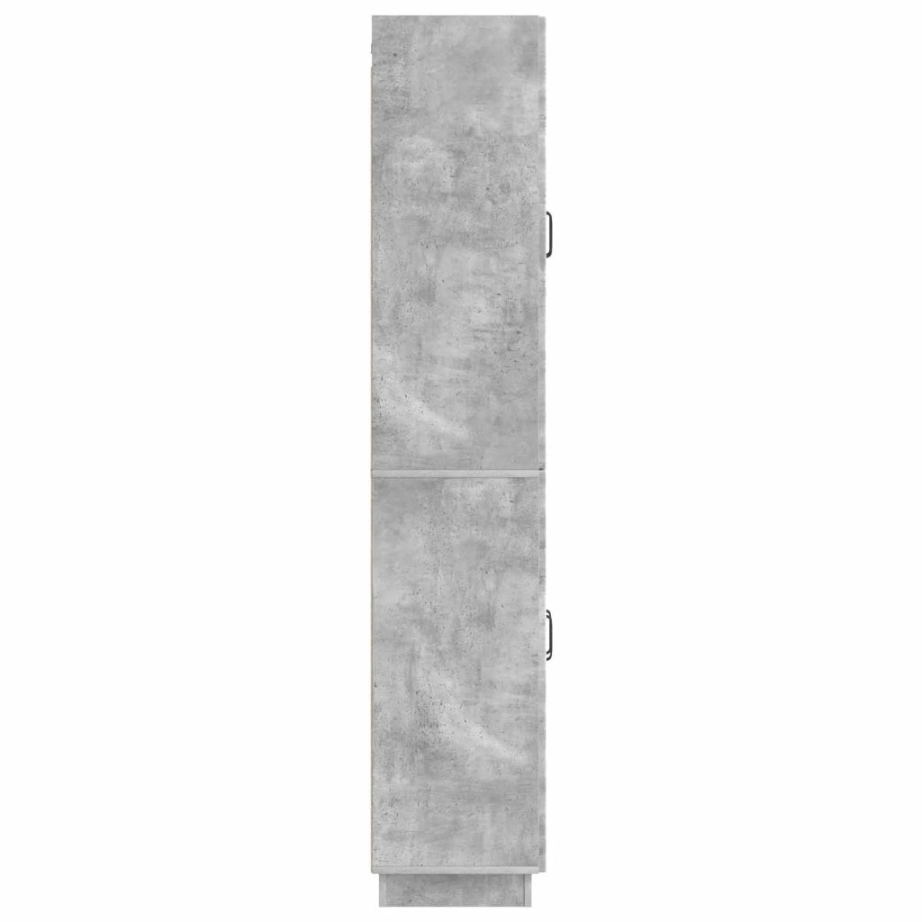 Set di armadi 2 pcs Grigio Cemento Legno ingegnerizzato 3416784