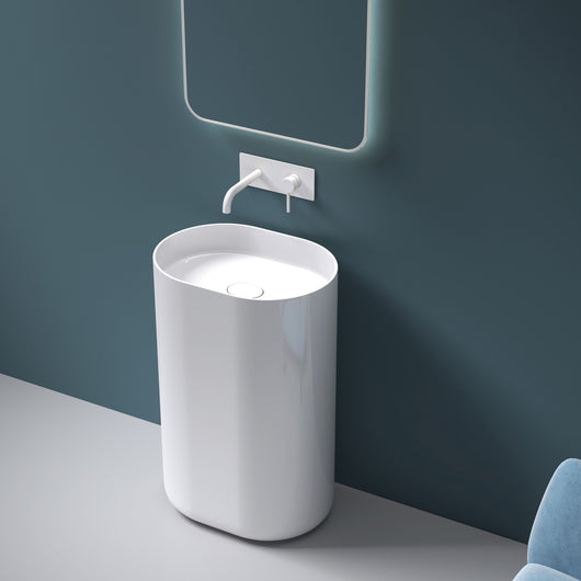 Lavabo In Conglomerato Monolitico Rea Dolce