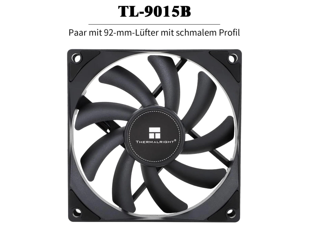 Dissipatore CPU Compatto da 47 mm con Ventola PWM da 90 mm 4 Tubi di Calore Compatibile con AMD AM4 e Intel LGA 1700 1150 1151 1200 Thermalright AXP90-X47