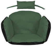 AIO FACTORY Cuscino da giardino impermeabile verde 112x113 cm per sedia sospesa