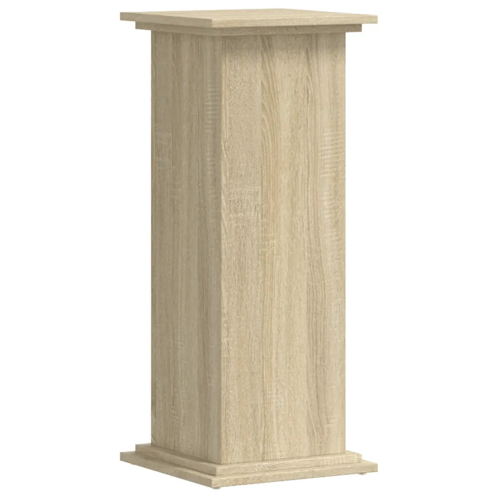 Supporto per Piante Rovere Sonoma 33x33x80 cm Legno Multistrato