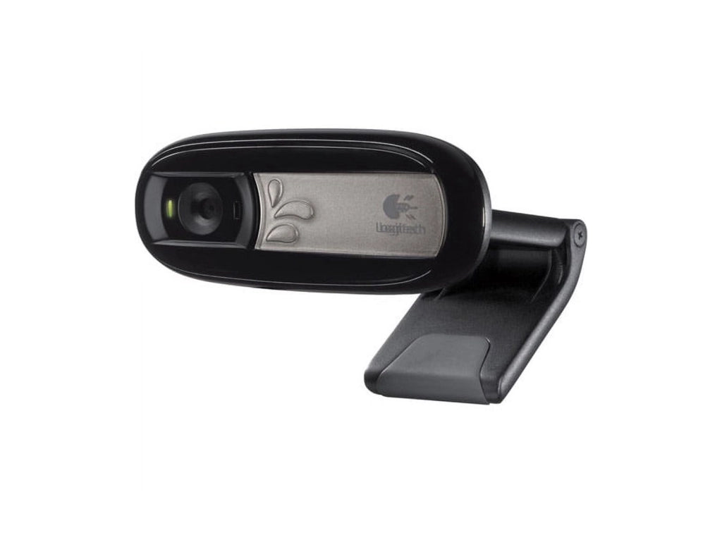 Webcam Logitech C170 per PC/Laptop Risoluzione VGA 30fps Foto fino a 5 Megapixel Tecnologia Fluid Crystal Clip Universale Microfono Integrato