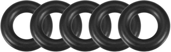 Set di O-ringen 5 pezzi - Gomma nitrile - Diametro esterno 20 mm - Diametro interno 10 mm - Spessore 5 mm - Durevole e flessibile - Gomme di sigillaggio