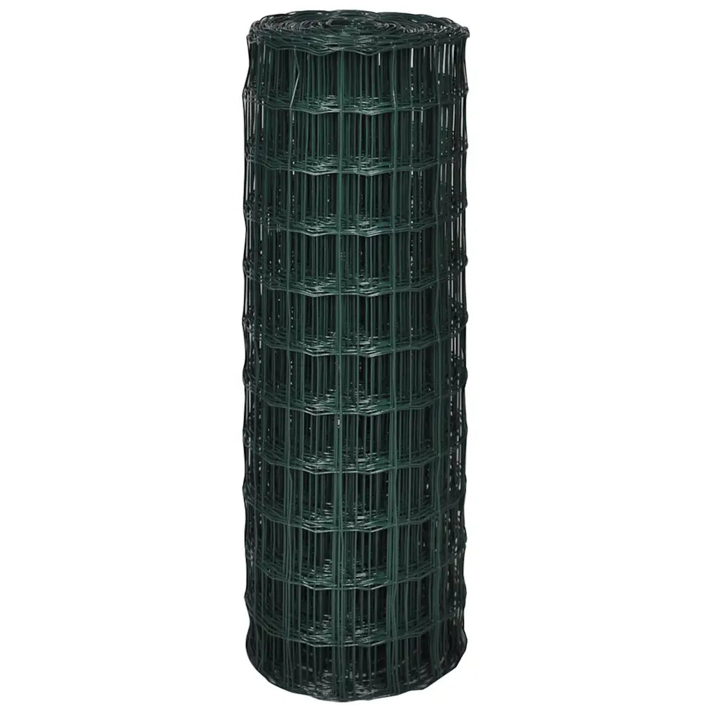Recinzione Europea in Acciaio 25 x 1,2 m Verde cod mxl 6839