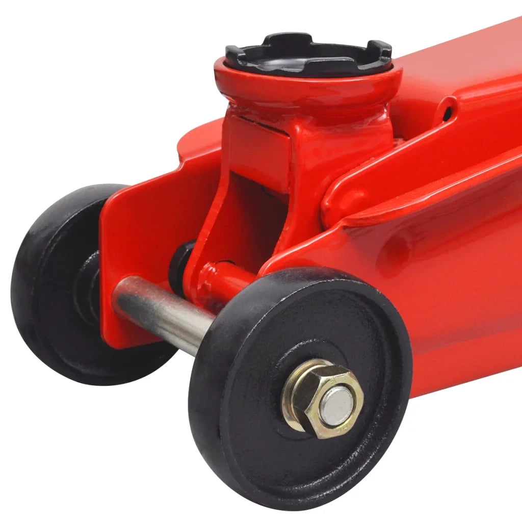 Sollevatore Idraulico da Pavimento 3 Tonnellate Rosso 210320
