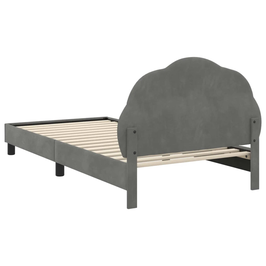 Struttura letto bambini con testata Grigio scuro 90 x 200 cm 42010923