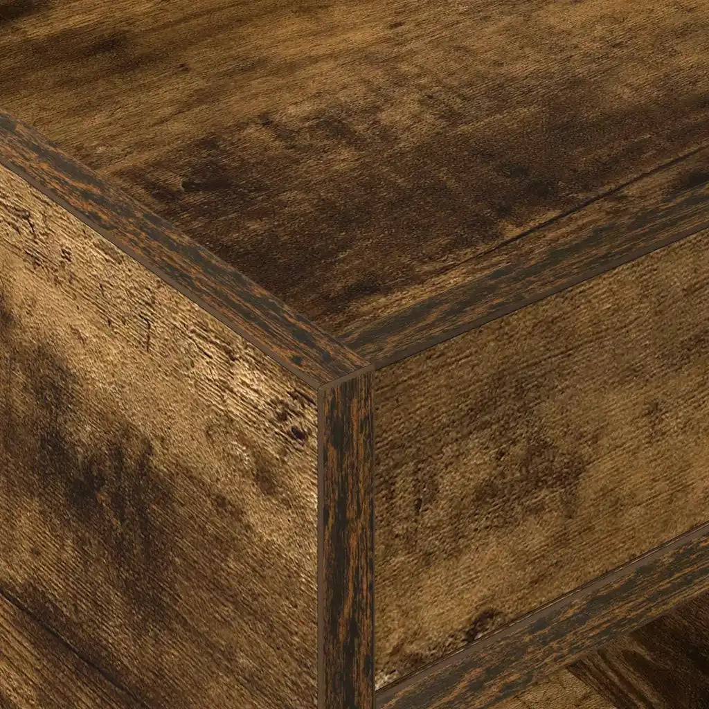 Tavolino Rovere fumé 40 x 40 x 56 cm Legno ingegnerizzato 890952