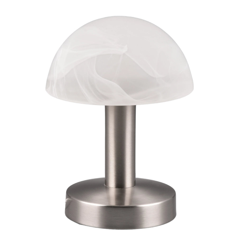 Lampada tavolo FYNN II argento metallo E14 Trio 599100107