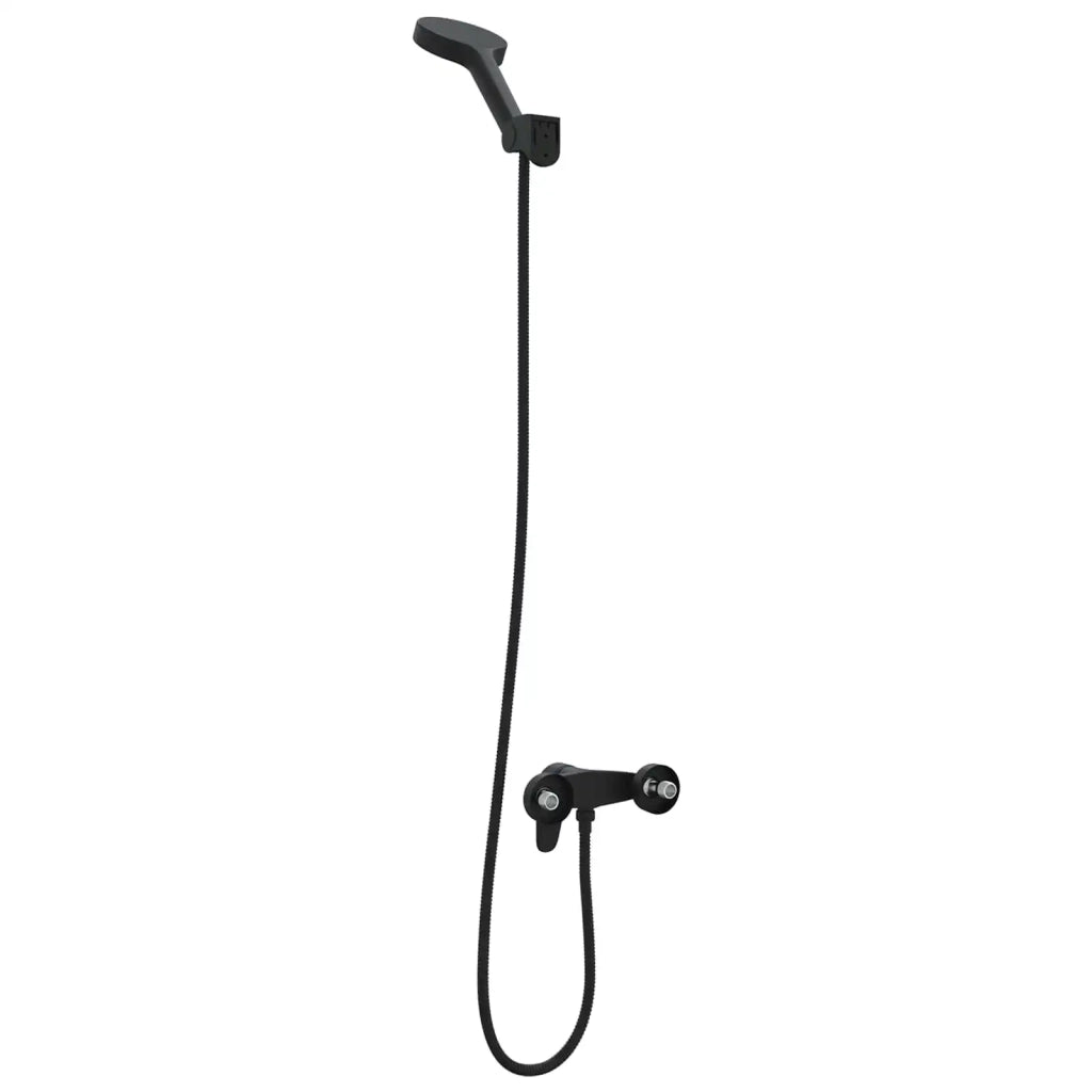 Set di doccia con soffione Nero G 1 / 2 pollici 42023399