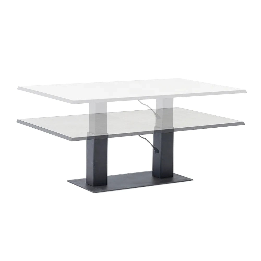 Tempo Style - Salottino Lounge KEA PLUS in alluminio antracite | Lounge da giardino con divano, tavolo, 2 poltrone e cuscini | Set di mobili da giardino in metallo da 5 persone