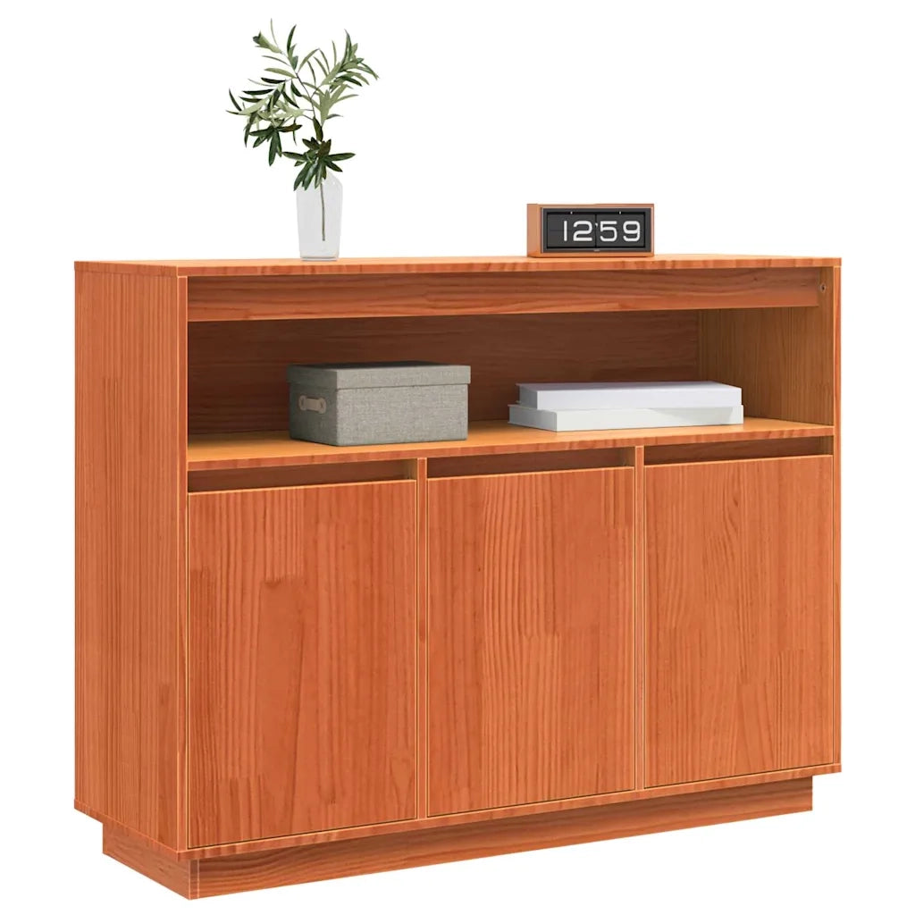 vidaXL Credenza Marrone 104.5 x 34 x 80 cm