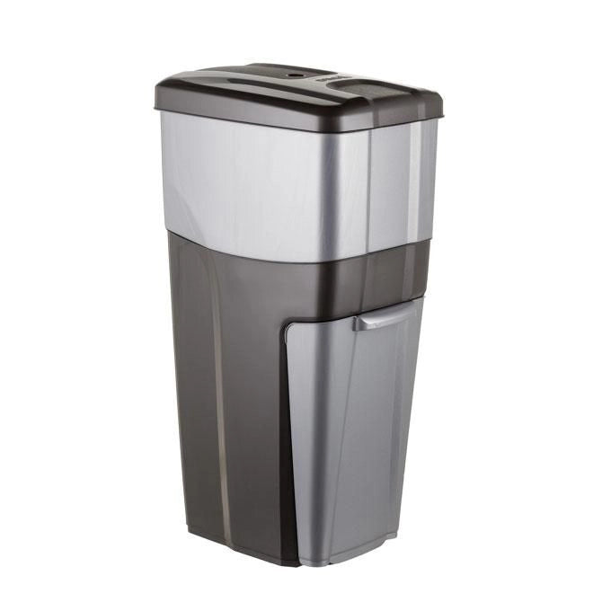 Bama BAM020 Trypla Pattumiera Raccolta Differenziata 3 Scomparti 38.5 Lt colore Grigio