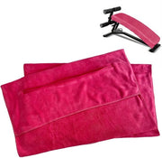 Sporthanddoek - Fitness Handdoek con Rissione e Tasca di Riposteggi - 120 x 50 cm - Handdoek a Microfibre - Handdoek con Cervello - Accessori Fitness - Antiscorrivo - Per Fitnessstudio, Palestra, Allenamento, Sport Indoor - Rosa