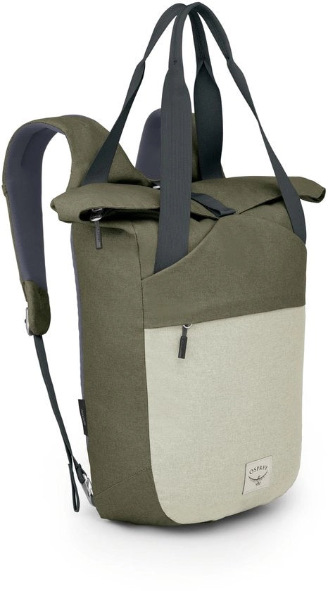 Borsa a Spalla Osprey Arcane Tote Pack – Utilizzo quotidiano – Tessuto riciclato – Earl Grey/Sandy Grey Heather O/S