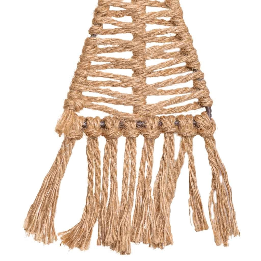 Albero decorativo in cotone intrecciato marrone 8x01x13h