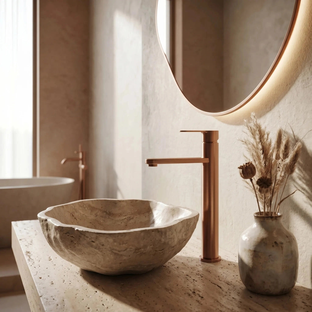 Rubinetto Da Bagno Rea Arcos Brush Copper