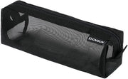 Etui trasparente, 19 cm, contenitore in nylon per ragazze e adolescenti, piccolo contenitore, contenitore, contenitore per scuola, contenitore per ufficio - Nero